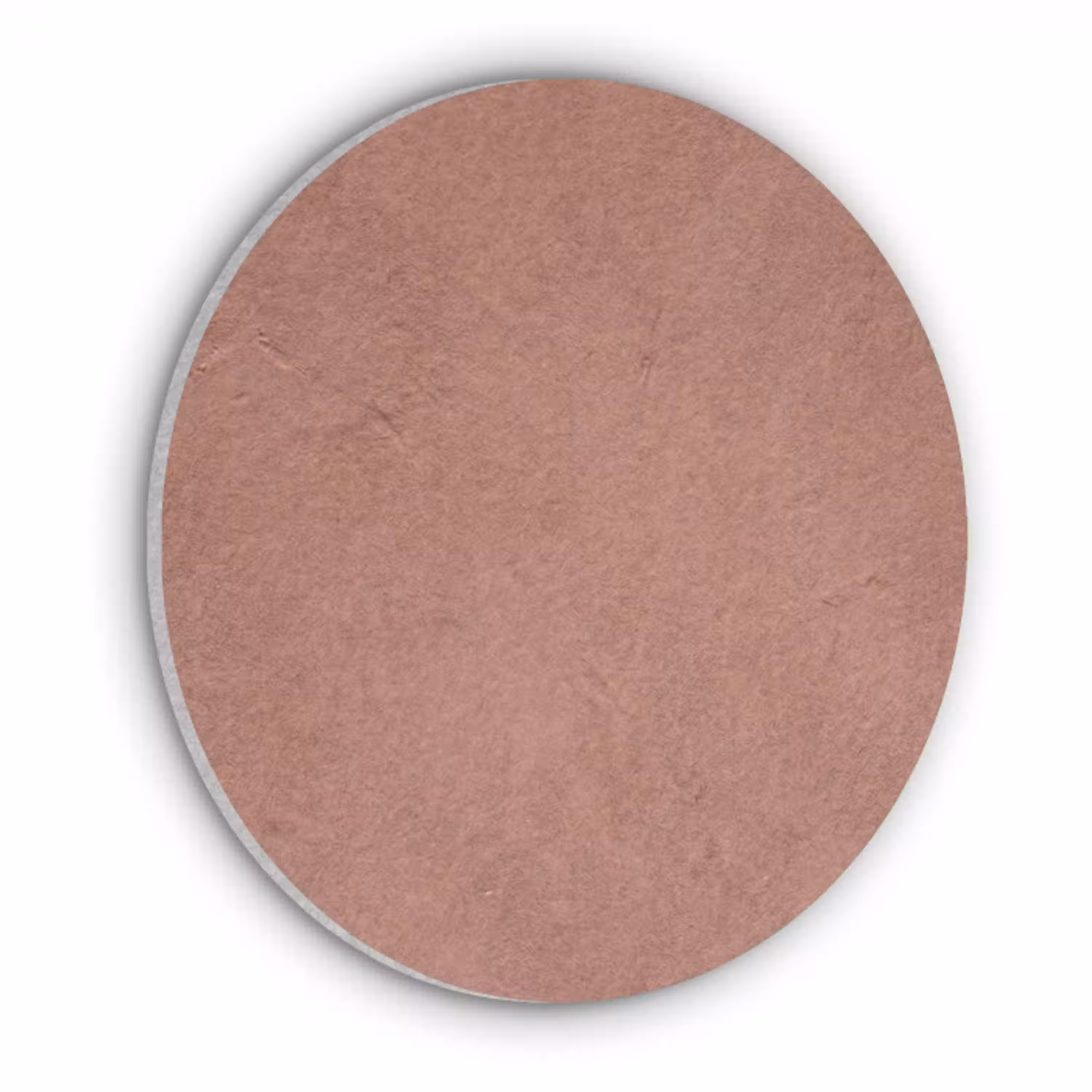 Textuur - Roodbruin - Grof - Modern Akoestische PET Vilt - Rond klein -3d