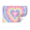 Hartvorm - Pastelkleuren - Tie Dye Muursticker klein -3d