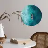 Bootje - Water - Blauw Wandcirkel behangsticker klein -sfeer3