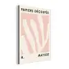 Matisse - Roze - Pastel - Abstract aluminium wit klein -3d