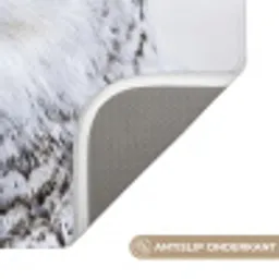 Sneeuwuil - Oog - Wildlife - Wit Badmat klein -USP_AntislipNL