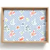 Zee - Patroon - Zeilboot - Blauw Dienblad Rechthoek middel 911 -z3d_shopping