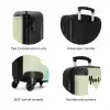 Hippie haas NBS - Handbagage koffer - Kinderen Unisex middel zzzzzzzbolletjes_ENG