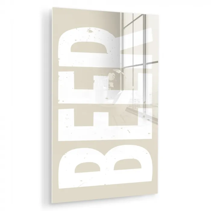 Beer - Japandi - Beige - Decoratie plexiglas 5mm klein -zzzproduct_nieuw