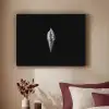 Softijs - Realistisch - Futuristisch Textielframe zwart klein -sfeer1