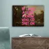 Klassiek - Humor - Roze canvas 2cm klein -sfeer4