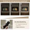 Kerstbomen - Kleurrijk - Lichtjes - Ster Light Box met batterij (Wandlamp) middel -USP_dimbaarNL