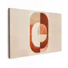 Illustratie - Abstract - Vormen - Rood canvas 2cm klein -z3d