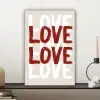 Love - Rood - Tekst canvas 2cm klein -sfeer6