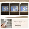 Minimalistisch - Organisch patroon - Blauw Light Box met kabel (Tafellamp) klein -USP_dimbaarNL