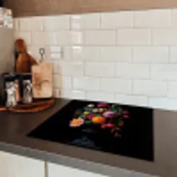 Boeket - Romantisch - Kleurrijk Inductie beschermer vinyl 3mm middel -sfeer3