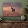 Paard - Wolken - Open veld PET vilt klein -sfeer2