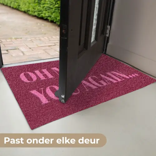Quote - Bordeauxrood Deurmat klein -USP_NL