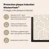 Geometrische Illusie Inductie beschermer vinyl 3mm middel -zzzzzzusp-haakje_FR