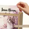 Kitten - Bloemen - Vlinders - Paars Light Box met kabel (Kinderlampje) klein -USP_websiteprintNL