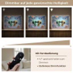 Aliens - Ruimte - Planeten Light Box met batterij (Wandlamp) middel -USP_dimbaarDE