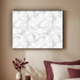 Wit - Marmer - Grijs Textielframe zwart klein 947 -sfeer1