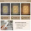Industrieel - Textuur - Goud Light Box met kabel (Tafellamp) klein 925 -USP_lichtkleurNL