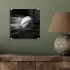 Honkbal - Wit - Vliegt plexiglas 5mm klein -sfeer3