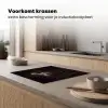Krachtig - Paard - Donker Inductie beschermer vinyl 3mm middel -sfeer1