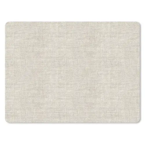 Linnen - Textuur - Beige muismat rubber klein 262 -3d