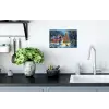 Kerstwonder - Winteravond - Kleurrijk Muursticker klein -keuken