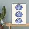 Schelpen - Blauw - Patroon canvas 2cm klein -sfeer4