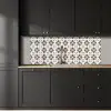 Bladvorm - Klassiek - Kleurrijk keuken achterwand 2 middel 871 -sfeer1