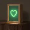 Neon - Groen - Licht Light Box met kabel (Tafellamp) klein -z3d_website