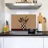 Minimalistisch - Vaas - Bloemen - Bruin Inductie beschemer met haakjes klein -sfeer2