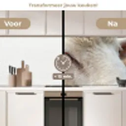 Schaap - Oog - Wit keuken achterwand 2 middel -voor-na2_NL