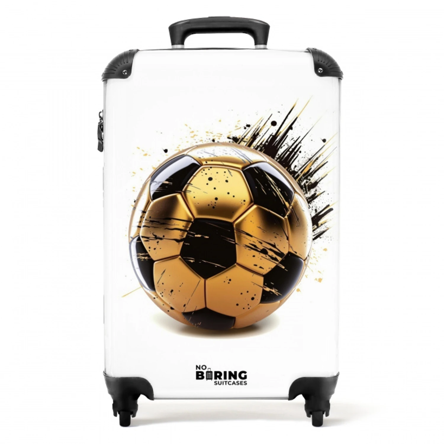 Gouden goalzoeker NBS - Handbagage koffer - Unisex middel -productfoto_recht