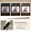 Paard - Dieren - Meiden - Paars - Bruin Light Box met batterij (Wandlamp kind) middel -USP_dimbaarNL