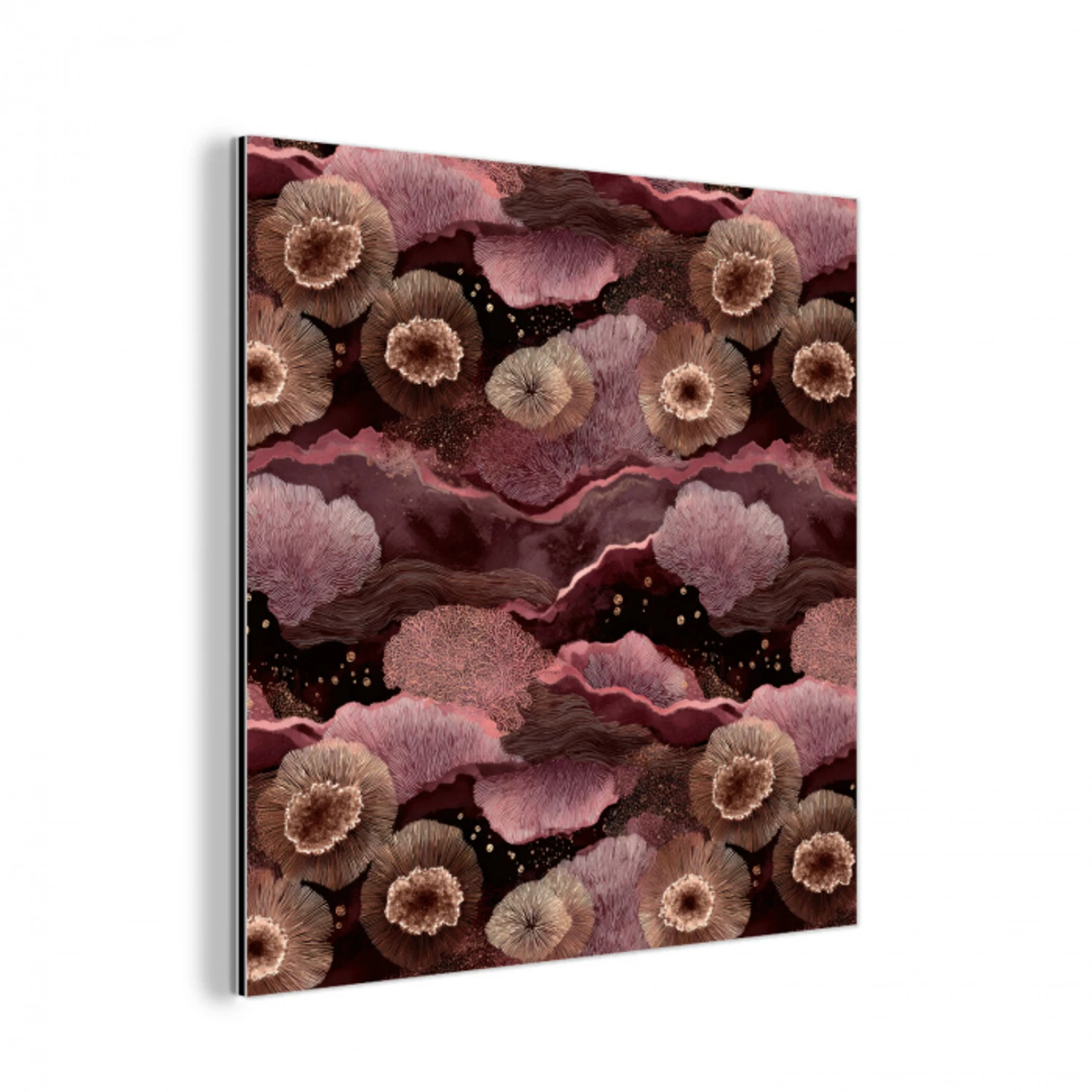 Koraal - Organisch - Roze aluminium wit klein 46 -3d
