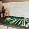 Bladeren - Tropisch - Jungle Inductie beschermer vinyl 3mm klein -sfeer3