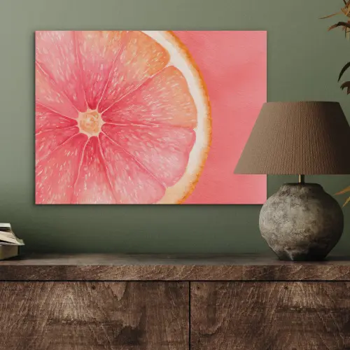 Grapefruit - Roze - Levendig PET vilt klein -sfeer2