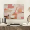 Kunst - Roze - Abstract PET vilt klein -sfeer1