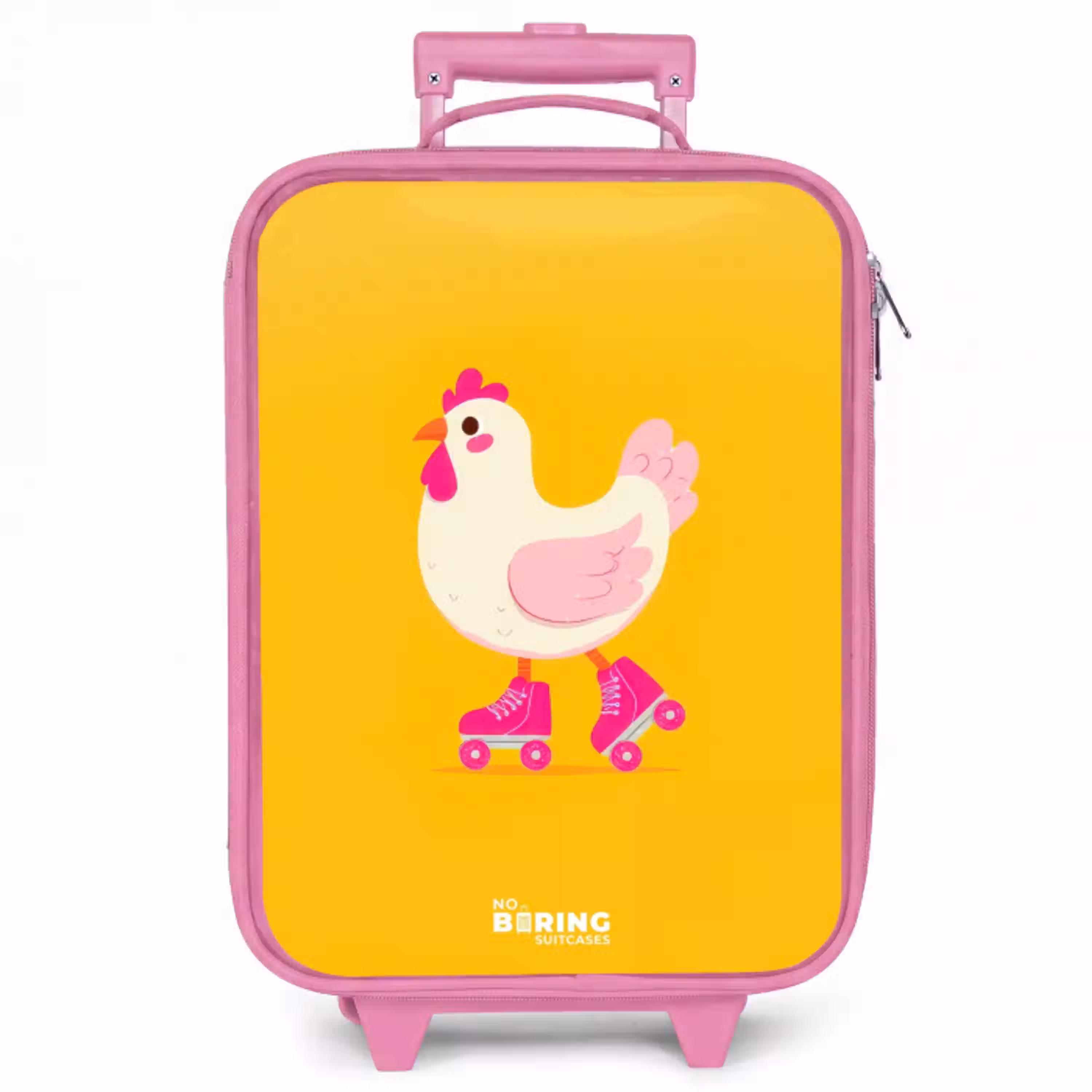 Kip - Rolschaatsen - Geel Kinderkoffer - Roze klein -zzz_website3d