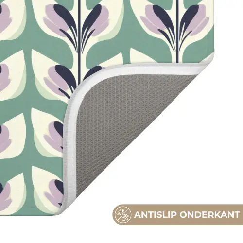 Retro - Modern - Groen WCmat klein 1009 -USP_AntislipNL