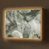 Luxe - Marmer - Groen Light Box met batterij (Wandlamp) middel -z3d_website