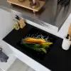 Maïs - Groente - Planten - Zwart - Water Inductie beschemer met haakjes middel -sfeer1