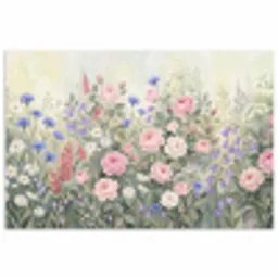 Bloemen - Tuin - Natuur - Kleurrijk poster papier klein -3d
