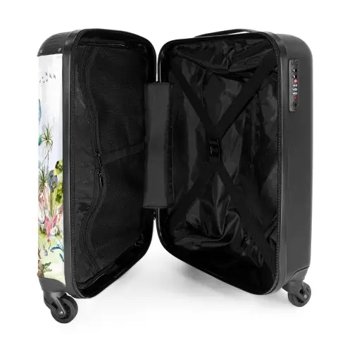 Jungle safari NBS - Handbagage koffer - Kinderen Unisex middel -binnenkant