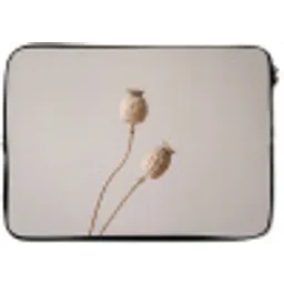 Papaverbollen - Droogbloemen - Minimalistisch - Beige - Rustig laptophoes neopreen klein -zkaufland3dotto