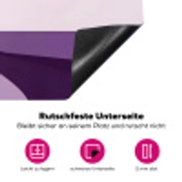 Cocktail - Paars - Minimalistisch - Citroen Inductie beschermer vinyl 3mm klein -zzzzzzz-lf-onderkant