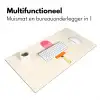 Waterijsje - Retro - Stokje - Roze Muismat XXL klein -sfeer4