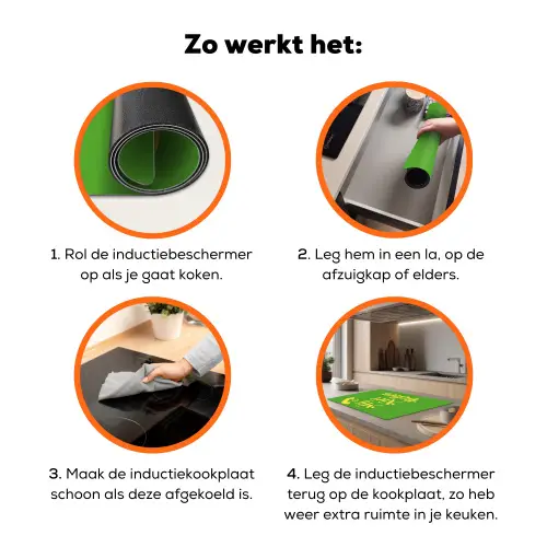 Mij niet bellen - Telefoon - Groen Inductie beschermer vinyl 3mm klein -zzzzzzz-td-werking