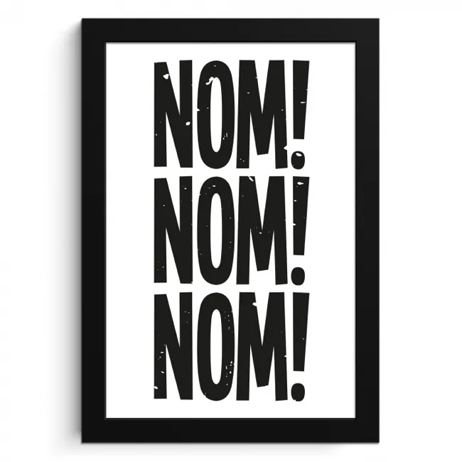 Decoratie - Japandi - Vintage - Zwart KitchenYeah - Keuken - Fotolijst klein -3d