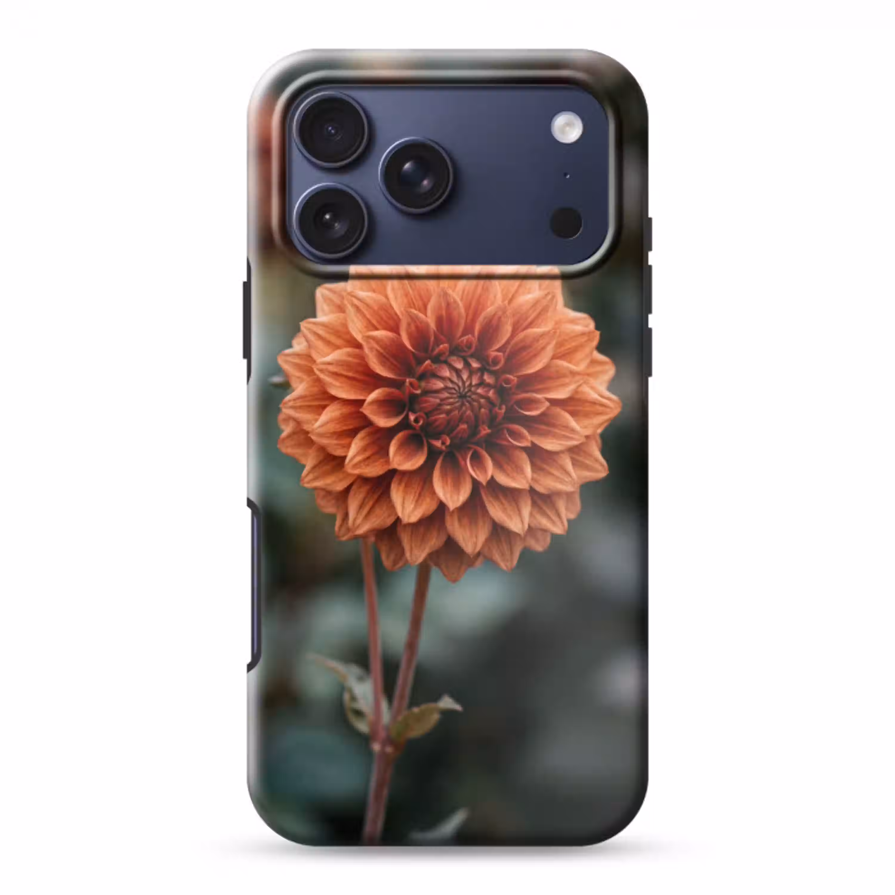 Dahlia - Bloem - Natuur - Sfeervol Toughcase MagSafe Apple iPhone 17 Pro Max klein -3d