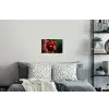 Vrouw - Drankenfruit - Rozen Muursticker klein -slaapkamer